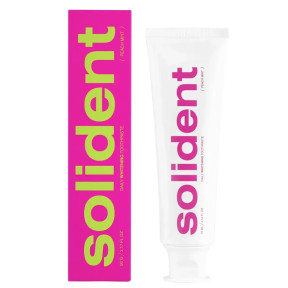 Ежедневная отбеливающая зубная паста Solident Peach Mint / Персик-мята 90 г